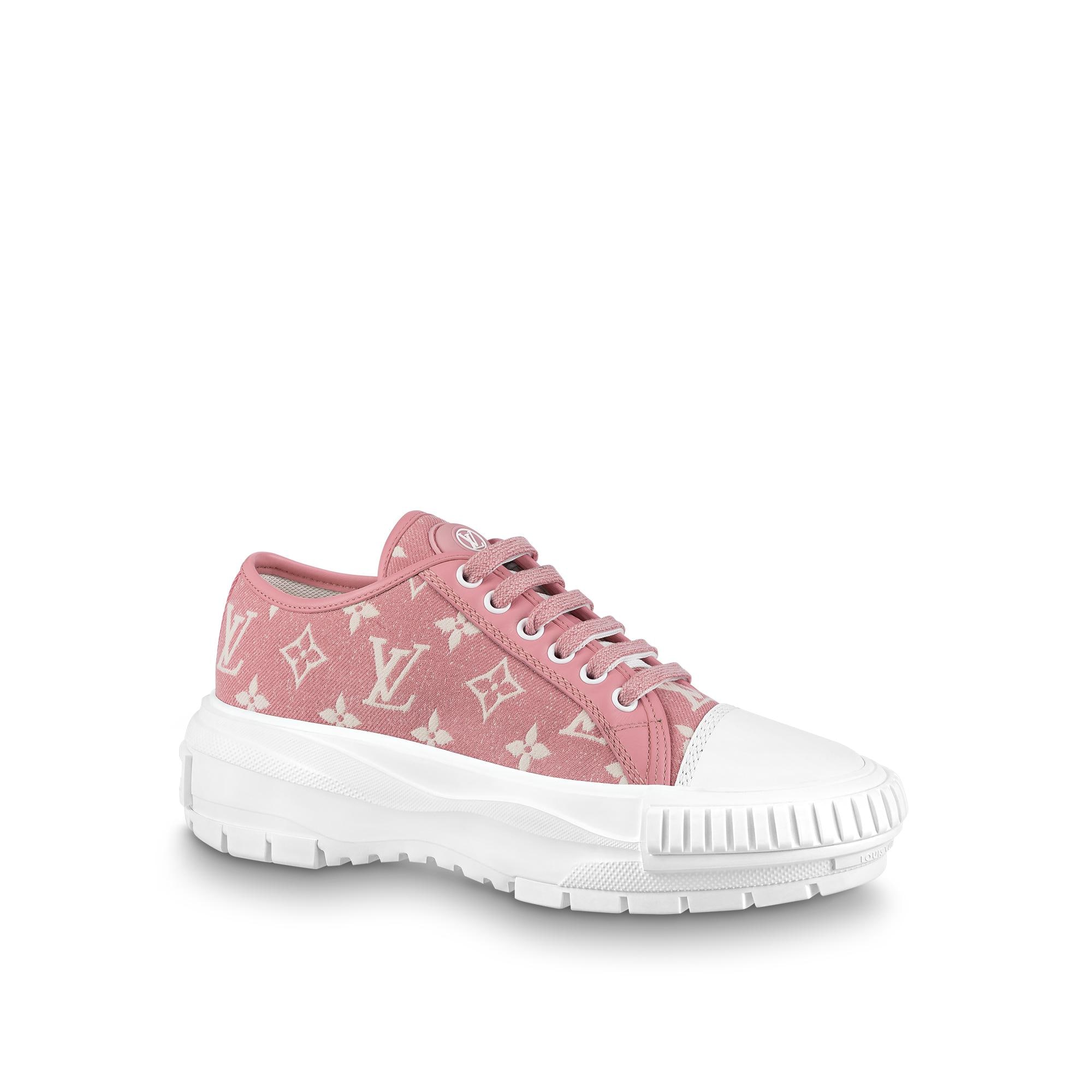 Pink louis hot sale vuitton trainers womens